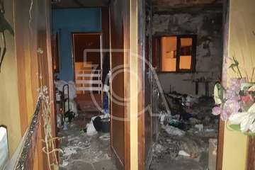 El fuego causa daños a una vivienda de Los Llanos de Telde (Foto TA)